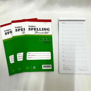 Spelling Booklet for primary and intermediate Grade 1,2,3 50lvs