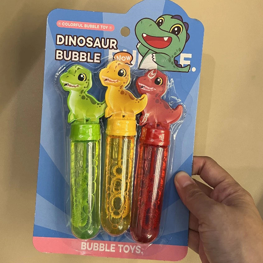 Trio Cute Bubble Wand Stick Set, Fun Activity for Toddler &