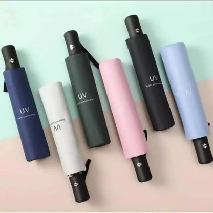 Umbrella Automatic Sunny Umbrella Anti-ultraviolet Folding Umbrella Men Women UV Design