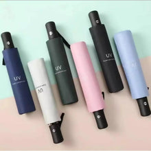 Load image into Gallery viewer, Umbrella Automatic Sunny Umbrella Anti-ultraviolet Folding Umbrella Men Women UV Design
