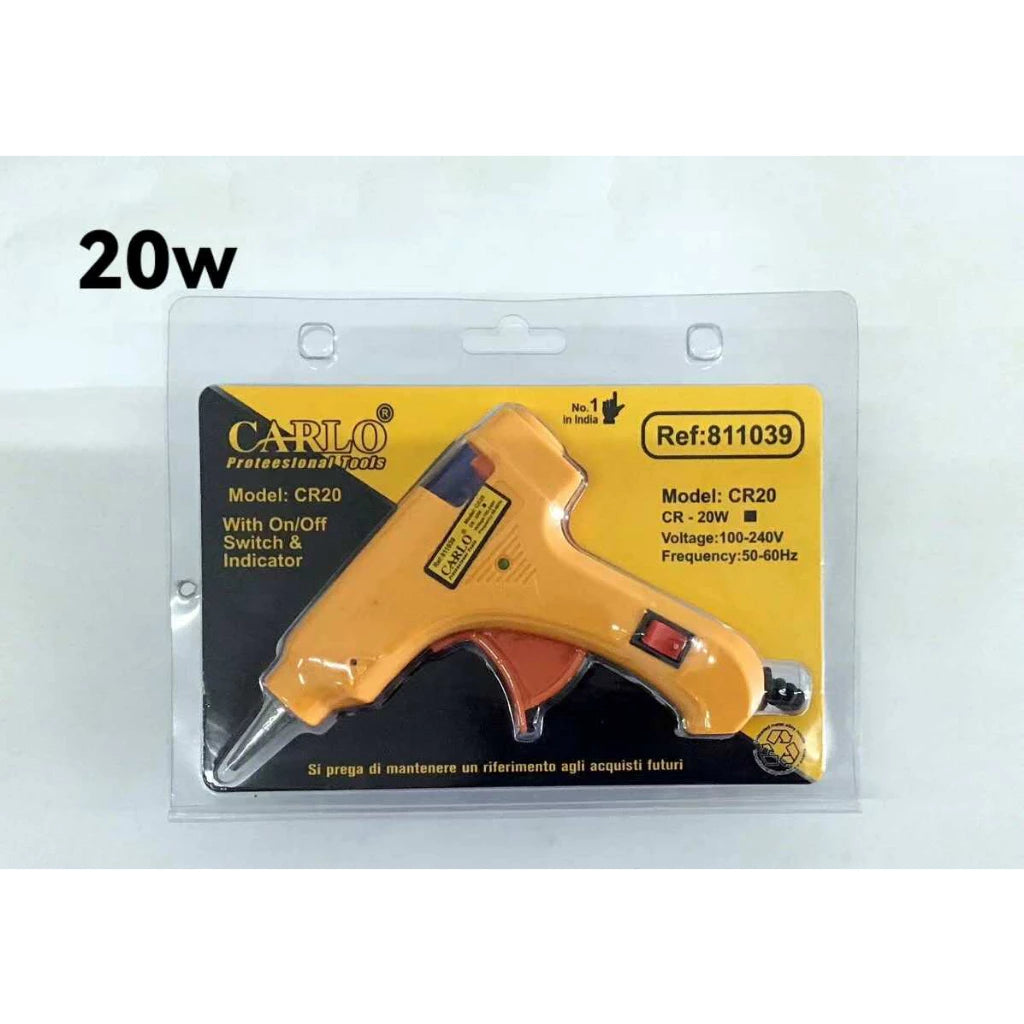 yellow glue gun 20w/carlo