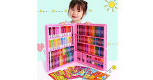 Load image into Gallery viewer, 168PCS coloring set gift for kids painting school supplies color pencil toys for kid girl crayon
