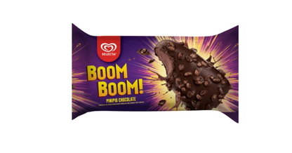 Selecta Boom Boom Pinipig Chocolate Ice Cream Stick