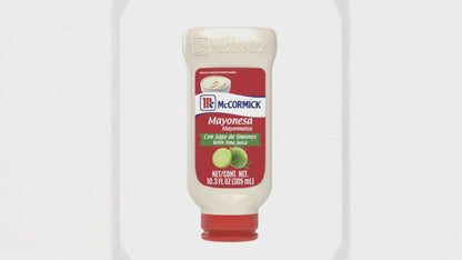 McCormick Mayonesa (Mayonnaise) with Lime Juice, 10.3 fl oz Bottle