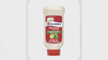 Load and play video in Gallery viewer, McCormick Mayonesa (Mayonnaise) with Lime Juice, 10.3 fl oz Bottle
