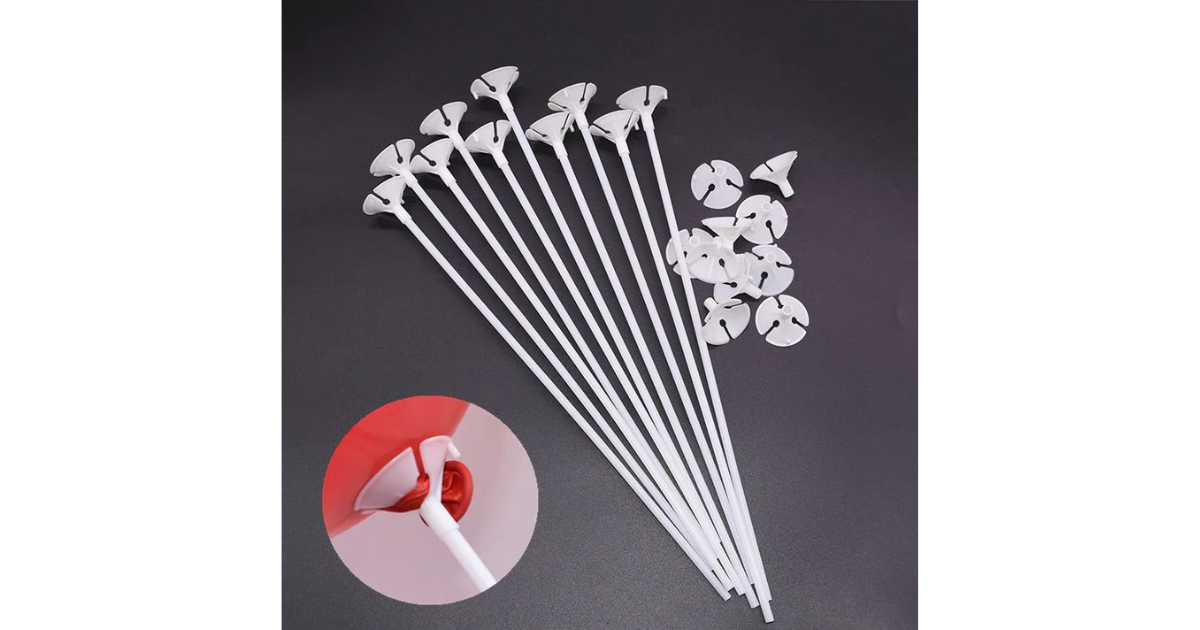 Balloon Sticks White