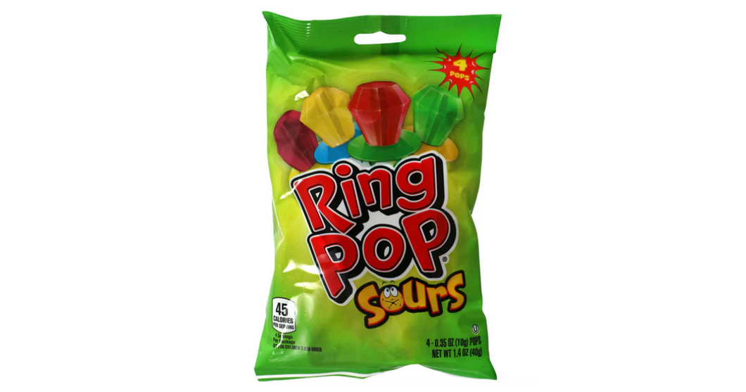 Ring Pop Sours, 4-ct. Bags