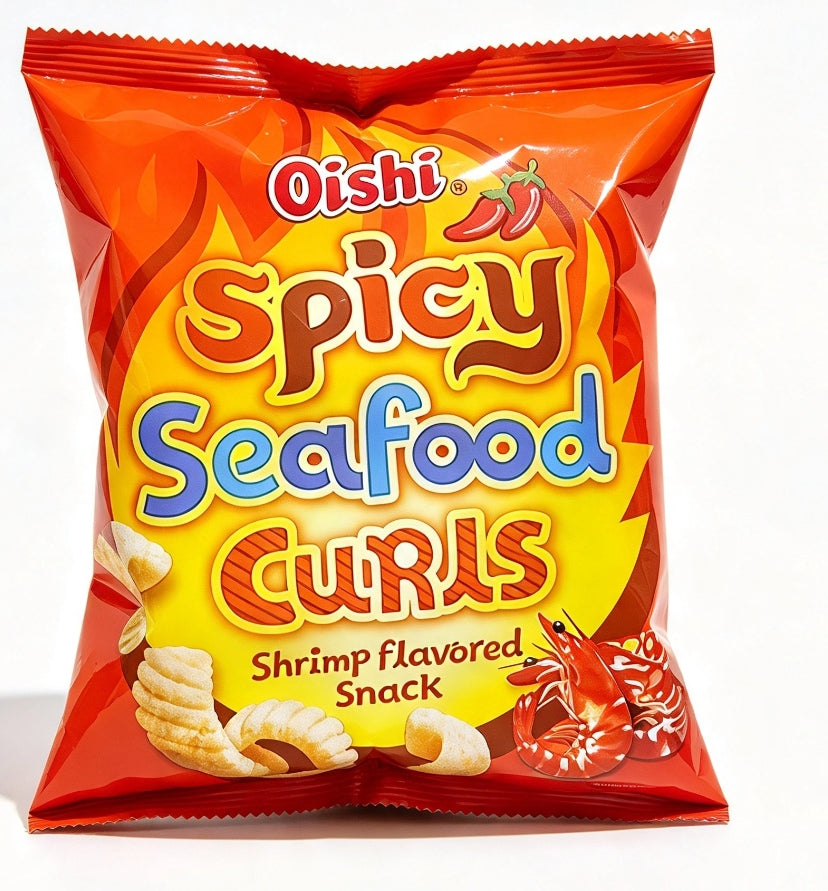 OISHI SPICY SEAFOOD CURLS