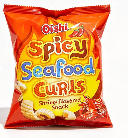OISHI SPICY SEAFOOD CURLS