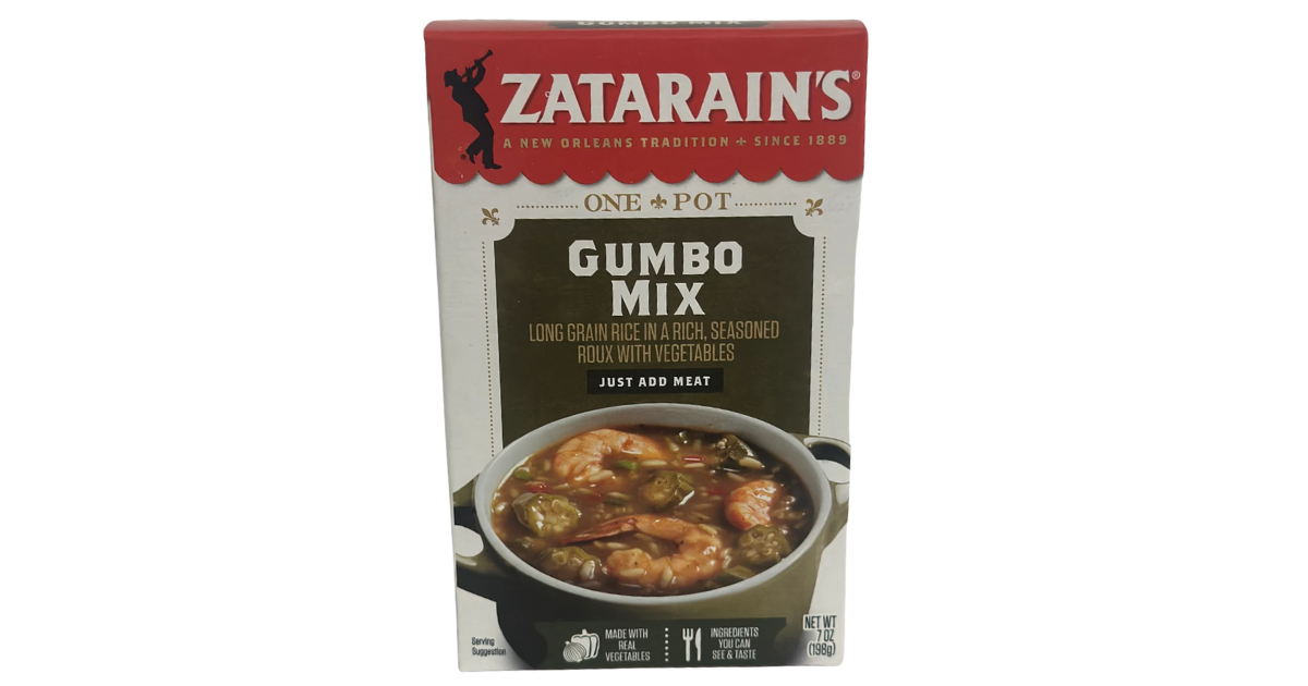 Zatarain's One Pot Gumbo Long Grain Rice Mix 7 oz box