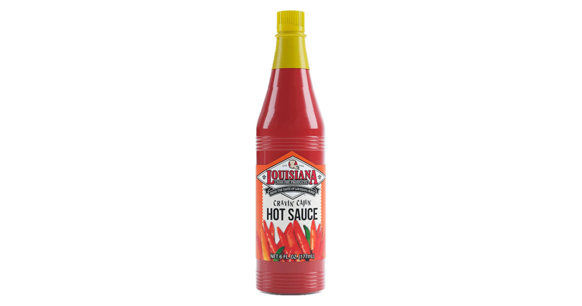 Louisiana Cravin Cajun Hot Sauce, 6 oz