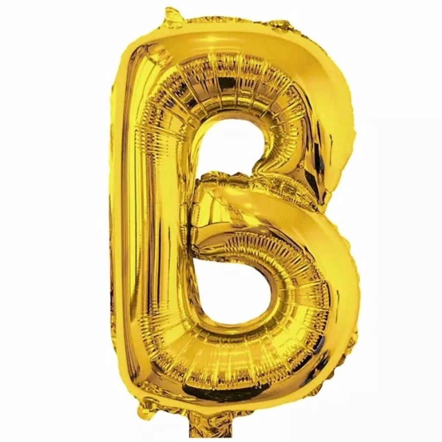 Gold Foil Letter Foil Balloon   Letter"B"