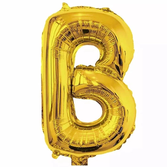 Gold Foil Letter Foil Balloon   Letter"B"