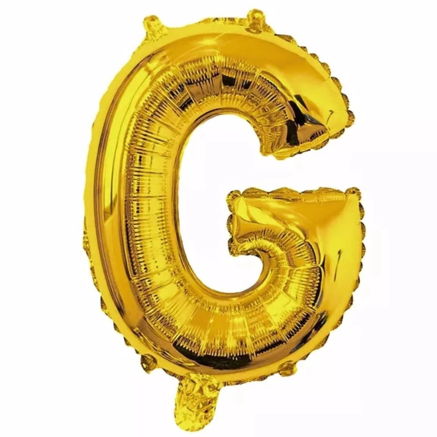 Gold Foil Letter Foil Balloon   Letter