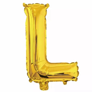 Gold Foil Letter Foil Balloon   Letter"L"