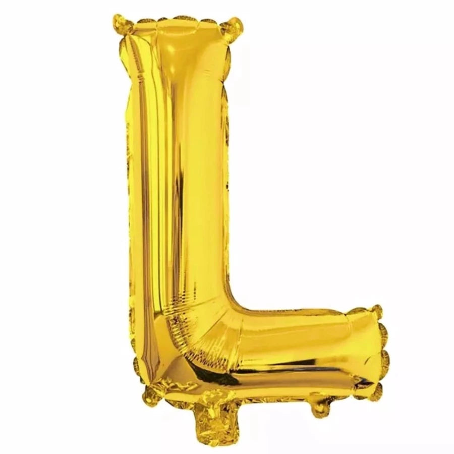 Gold Foil Letter Foil Balloon   Letter