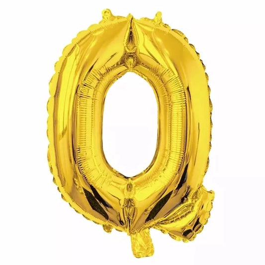 Gold Foil Letter Foil Balloon   Letter"Q"
