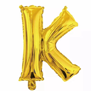 Gold Foil Letter Foil Balloon   Letter"K"16inch