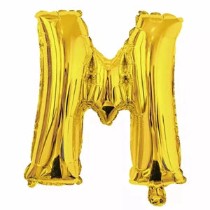 Gold Foil Letter Foil Balloon   Letter"M"