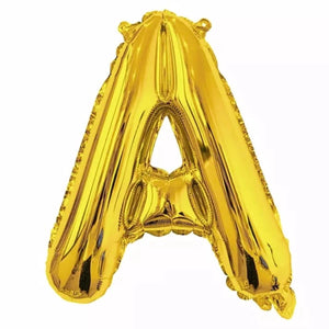 Gold Foil Letter Foil Balloon   Letter"A"