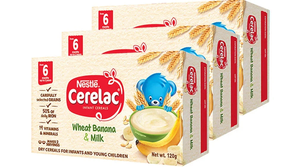 CERELAC Wheat Banana & Milk Infant Cereal 120g