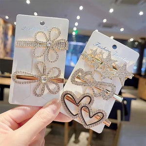 Love Bangs Clip Broken Hair Female Side Back Head Clip Duckbill Hair