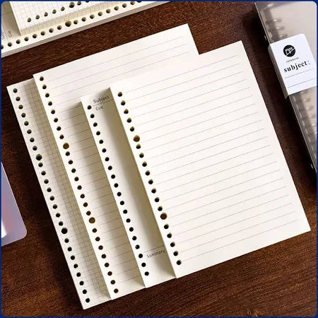 Refill Paper Loose-Leaf