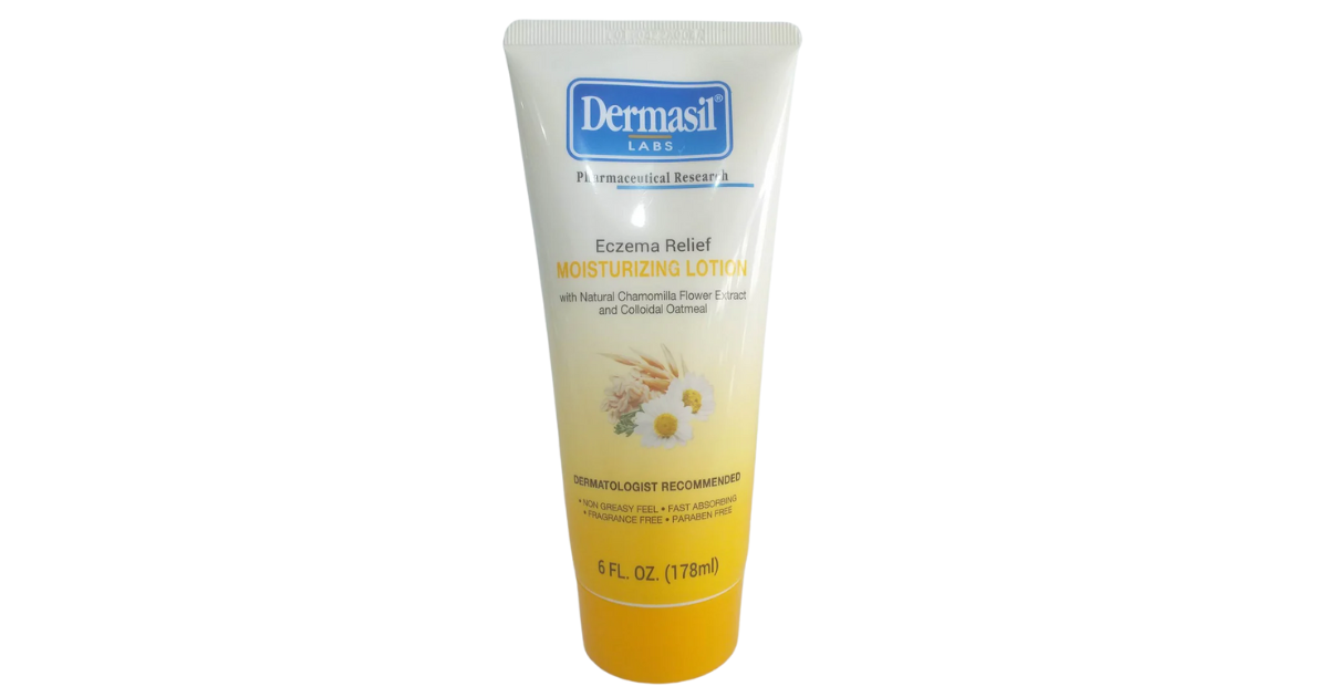 Dermasil Eczema Relief Moisturizing Lotion 6 oz. Tubes(178ml)