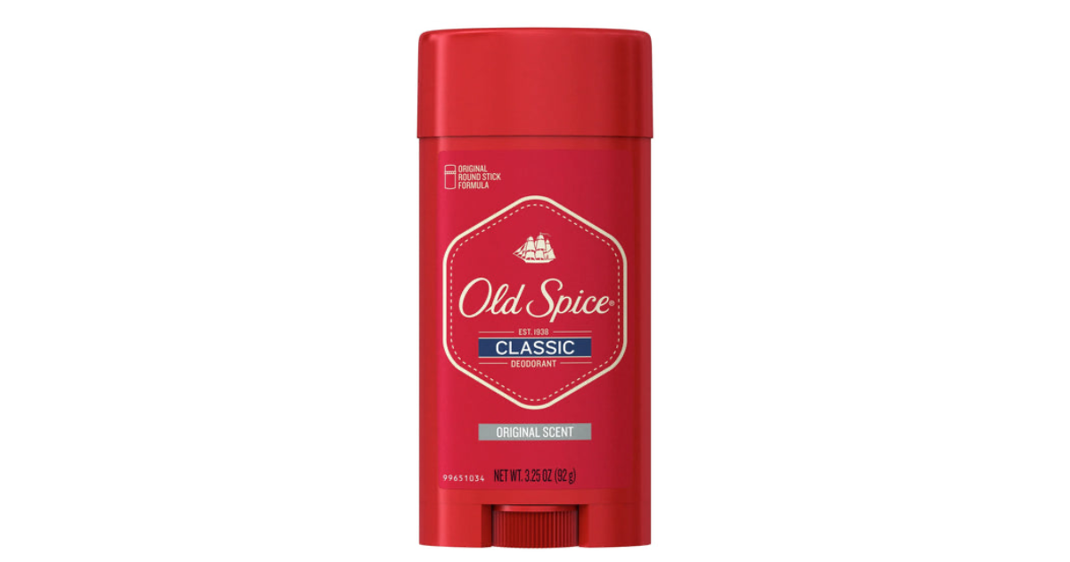 Old Spice Classic Deodorant for Men, Original Scent, 3.25 oz