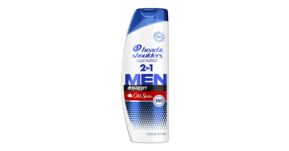 Head & Shoulders Mens 2 in 1 Dandruff Shampoo and Conditioner, Old Spice Swagger, 12.5 oz