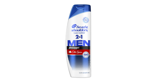 Head & Shoulders Mens 2 in 1 Dandruff Shampoo and Conditioner, Old Spice Swagger, 12.5 oz