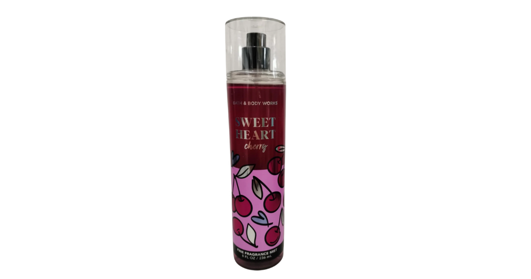Bath & Body Works SWEET HEART CHERRY Fine Fragrance Mist 8oz.