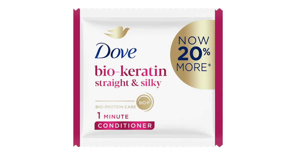Dove 1 Minute Bio-Keratin Straight & Silky Conditioner