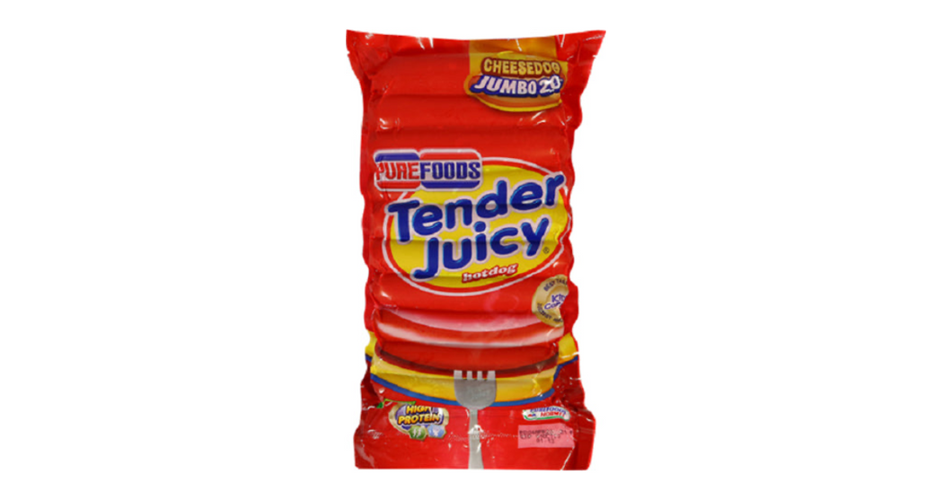 PureFoods Tender Juicy Hotdog Jumbo Cheesedog | 1kg