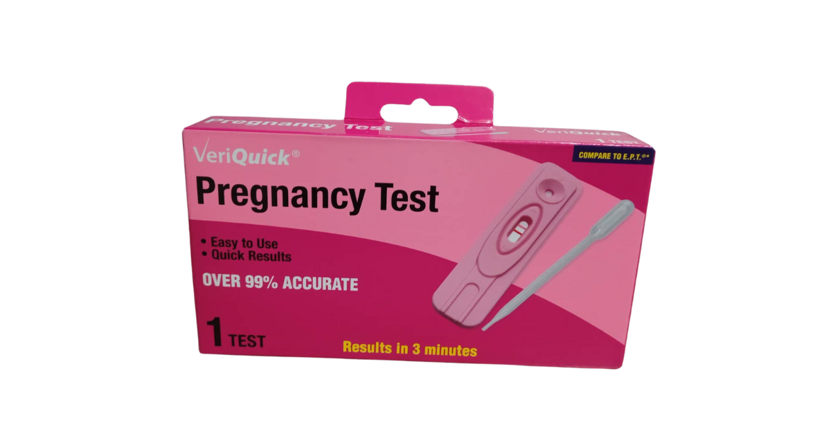 VeriQuick Pregnancy Test easy to use and quick Result in 3 minutes (1 Test)