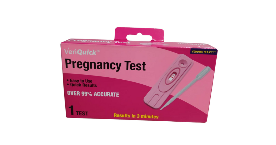 VeriQuick Pregnancy Test easy to use and quick Result in 3 minutes (1 Test)