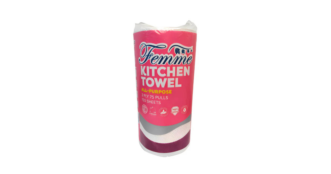 Femme All Purpose Kitchen Towel 2 Ply Solo