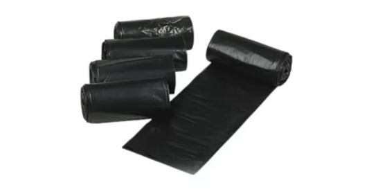 Heavy Duty GARBAGE TRUSH BAGS / 2 Bags in 1 Pack 11LBS. 5kg / 50 cm x 60 x 30 pcs / 45 cm x 55 cm x 20 pcs