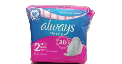 ALWAYS CLASSIC MAXI PADS Size 2