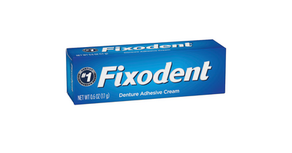 Fixodent Denture Adhesive Cream, 0.6 oz. Tubes