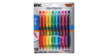 Load image into Gallery viewer, Inc. ClipClicks Colorful Ballpoint Pens, 10-ct.
