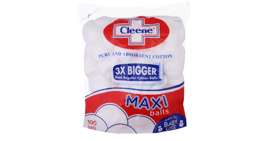 Cleene Cotton 3X Bigger Maxi Balls 100s