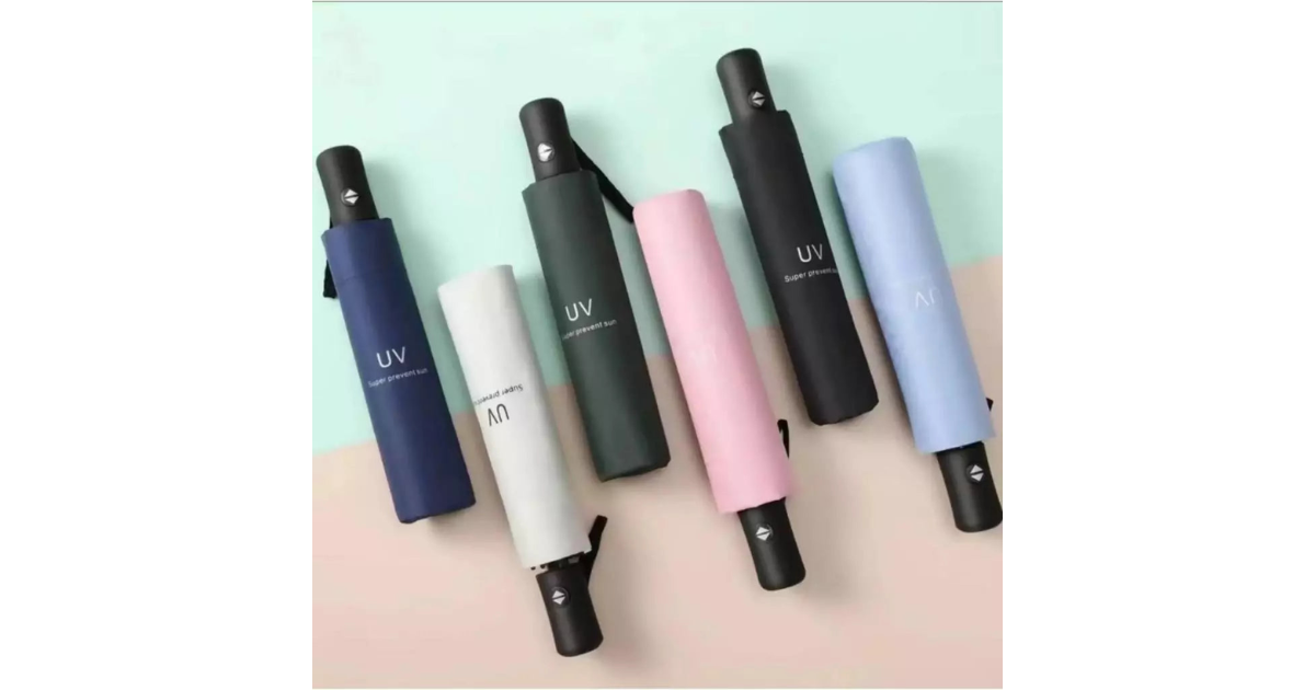 Umbrella Automatic Sunny Umbrella Anti-ultraviolet Folding Umbrella Men Women UV Design