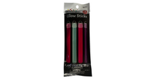 Load image into Gallery viewer, Purple/Pink/Blue Glow Sticks, 6&quot;, 4 Pieces, by Way To Celebrate
