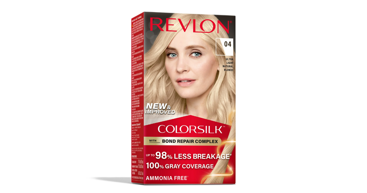 REVLON #04 Permanent color Ultra Light natural blonde ammonia free w/keratin (U.S.A)