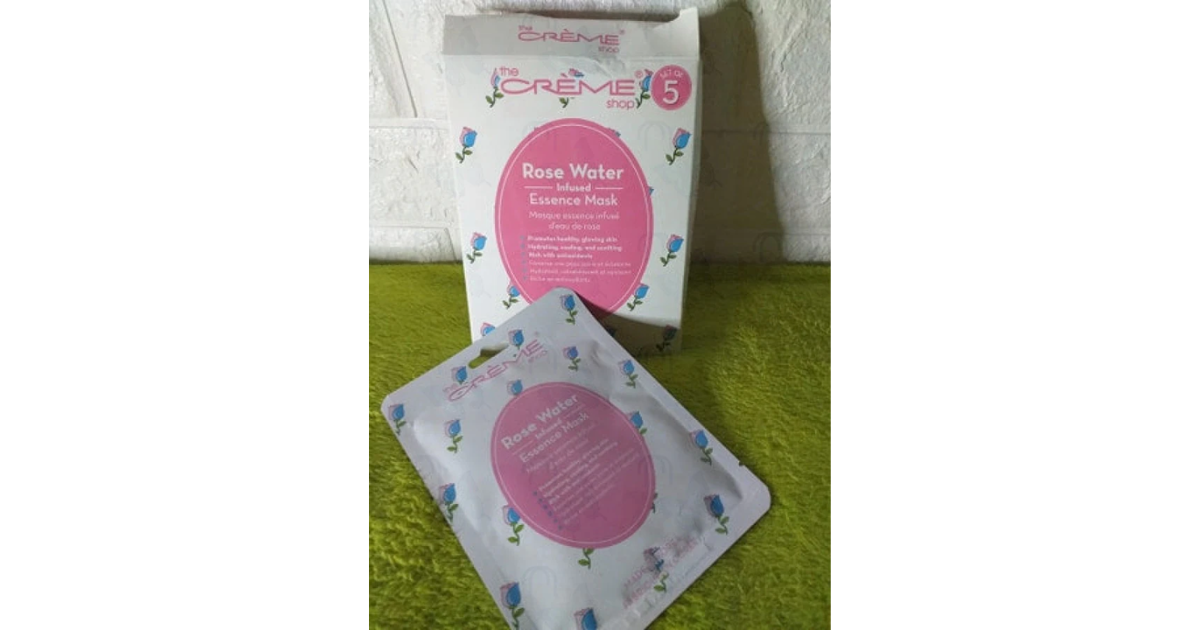 The CREME Rose Water essence mask set of 5