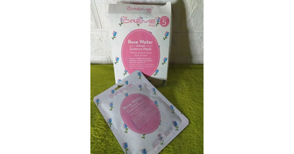 The CREME Rose Water essence mask set of 5