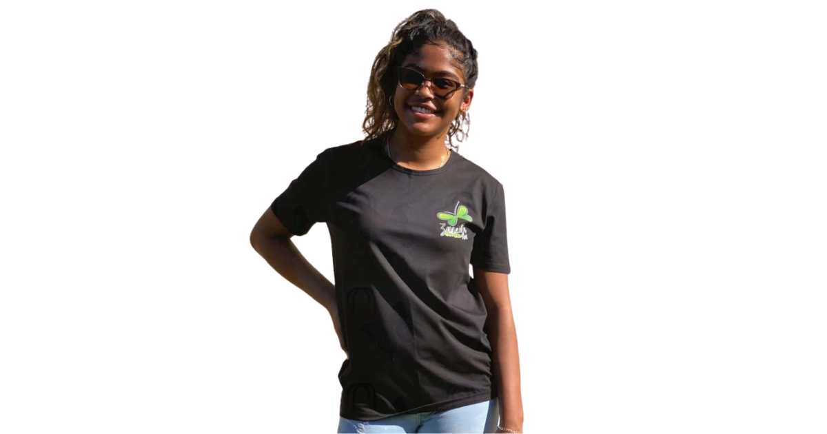 women tshirt w/ zenaidamart print