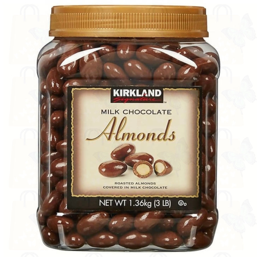 Kirkland Signature Milk Chocolate Roasted Almonds, 1.36kg (3lb)