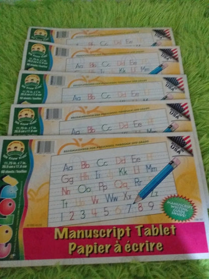 Manuscript Tablet Writing Guide